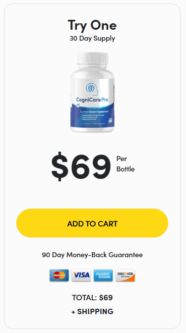 Buy CogniCare Pro 1 bottle discount price